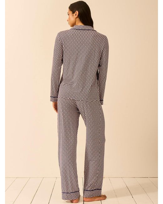 Stripe & Stare Natural Long Pyjama Set