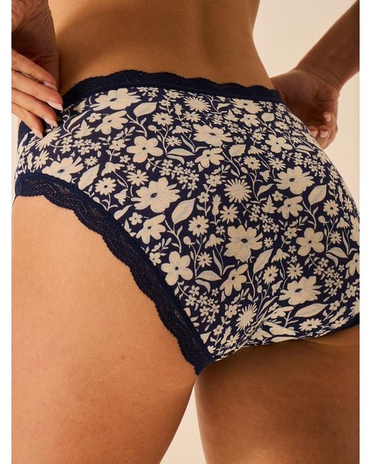 Stripe & Stare Blue The Original Knicker Four Pack