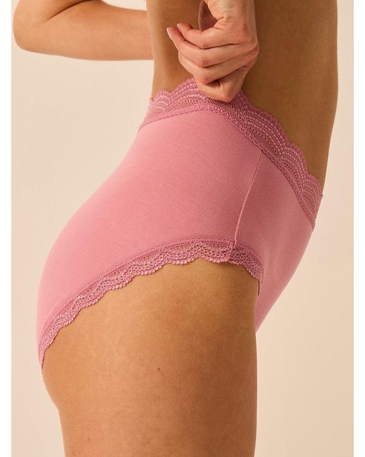 Stripe & Stare Pink High Rise Knicker