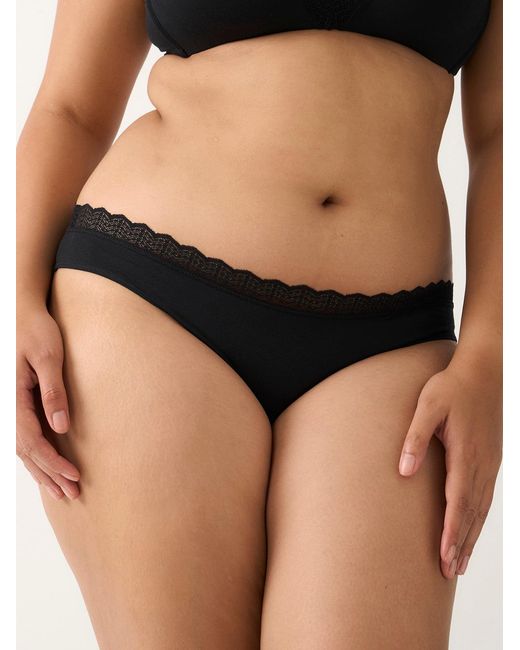 Stripe & Stare Black Zigzag Lace Original Knicker