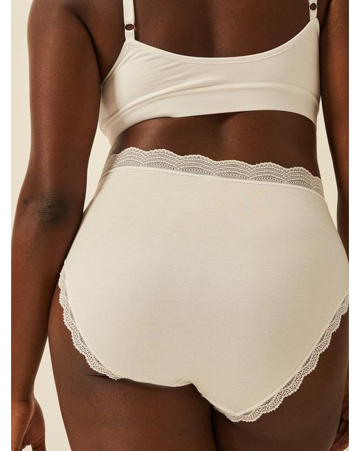 Stripe & Stare Black High Rise Knicker Four Pack