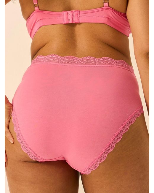 Stripe & Stare Pink High Rise Knicker