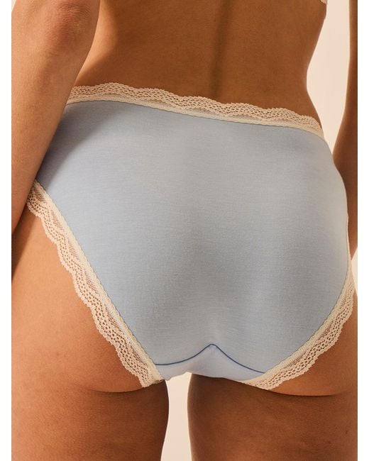 Stripe & Stare Multicolor Mid Rise High Leg Knicker Four Pack