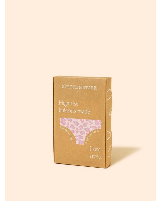 Stripe & Stare Natural High Rise Knicker