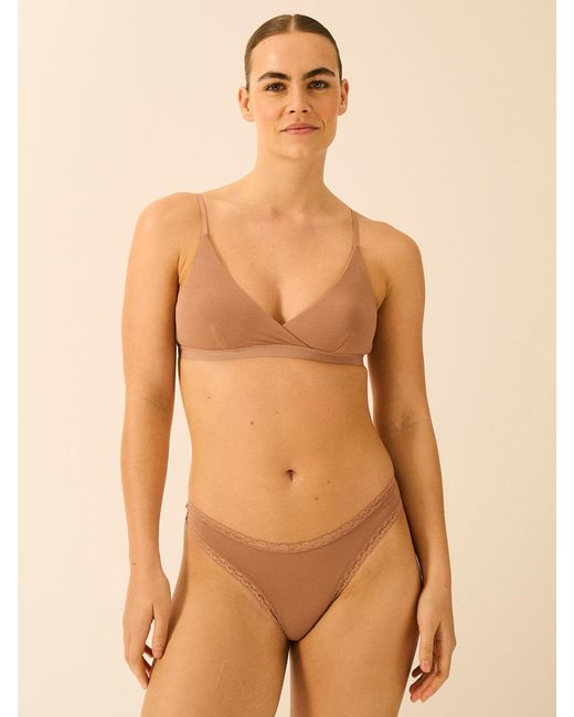 Stripe & Stare Orange Thong