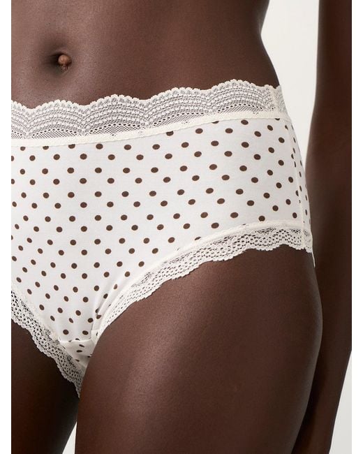Stripe & Stare Pink High Rise Knicker Four Pack