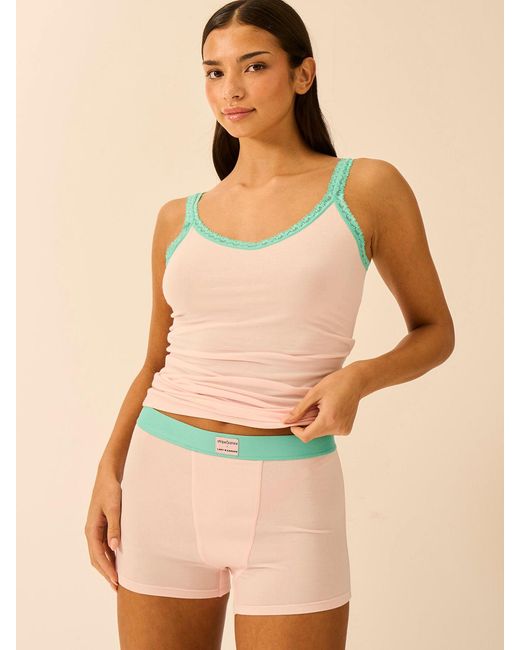 Stripe & Stare Natural Lace Cami