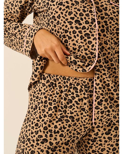 Stripe & Stare Natural Long Pyjama Set