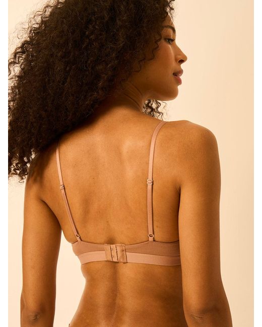 Stripe & Stare Brown Smooth Sculpt Padded Bra
