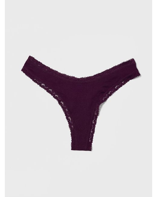 Stripe & Stare Brown Thong
