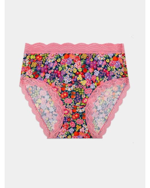 Stripe & Stare Multicolor High Rise Knicker Four Pack