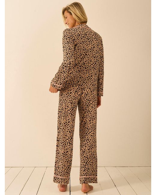 Stripe & Stare Natural Long Pyjama Set