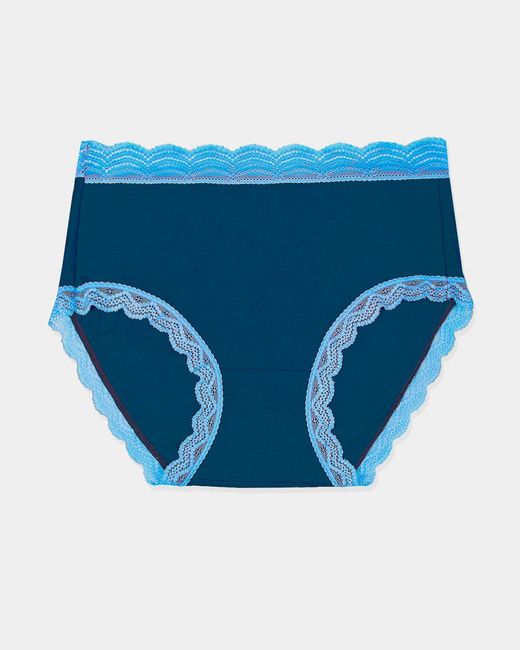 Stripe & Stare Blue High Rise Knicker