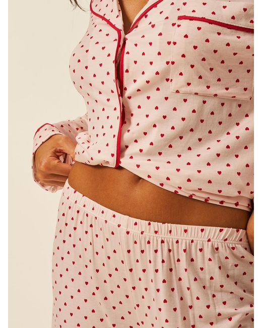 Stripe & Stare Natural Long Pyjama Set