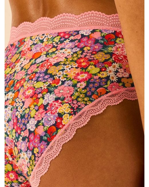 Stripe & Stare Multicolor High Rise Knicker Four Pack