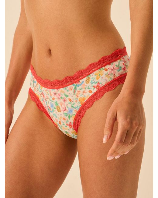Stripe & Stare Orange Brazilian Knicker