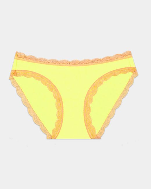 Stripe & Stare Multicolor Lemon Sherbet Lace Knicker