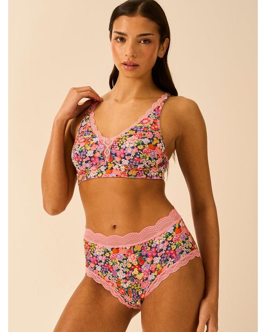 Stripe & Stare Multicolor High Rise Knicker Four Pack