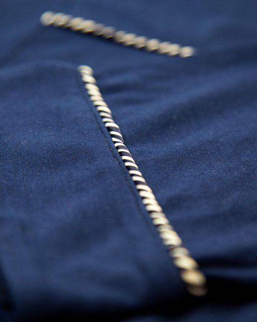 Stripe & Stare Blue Long Pyjama Set