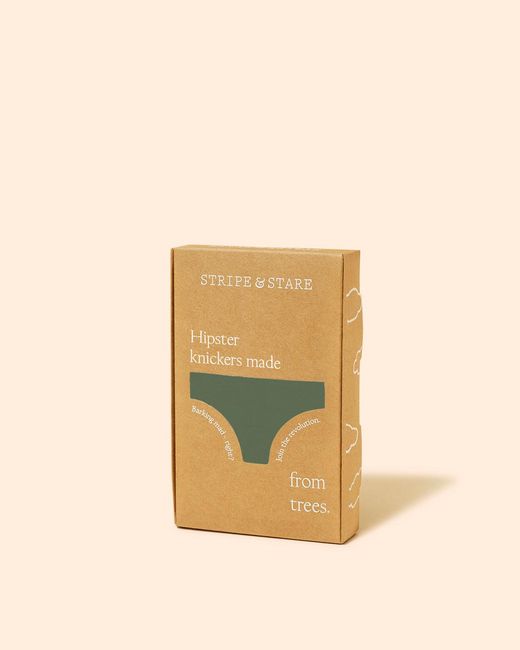 Stripe & Stare Green Hipster Knicker