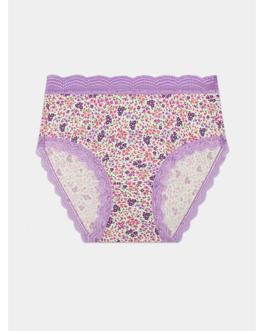Stripe & Stare Pink High Rise Knicker
