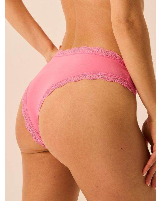 Stripe & Stare Pink Brazilian Knicker