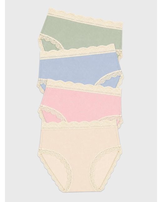 Stripe & Stare Multicolor High Rise Knicker Four Pack