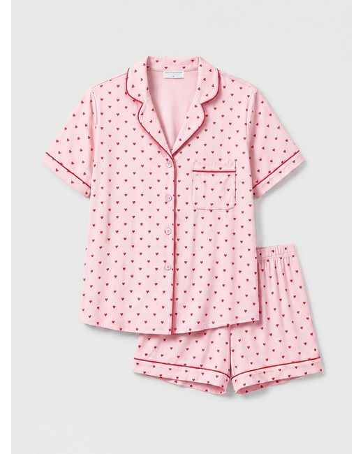 Stripe & Stare Pink Short Pyjama Set