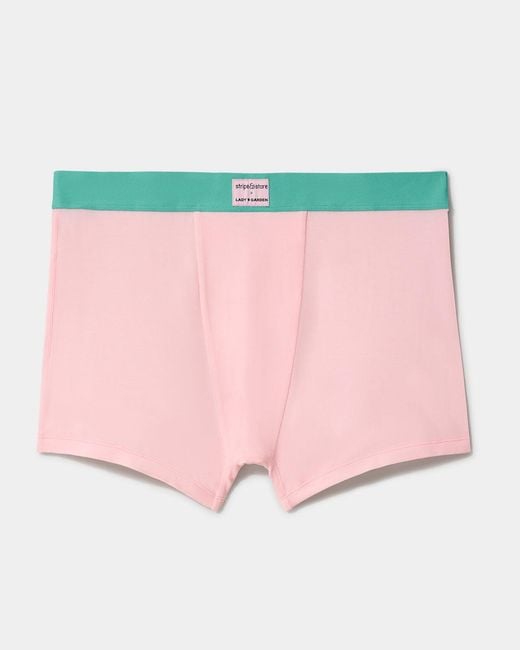 Stripe & Stare Green Boxer