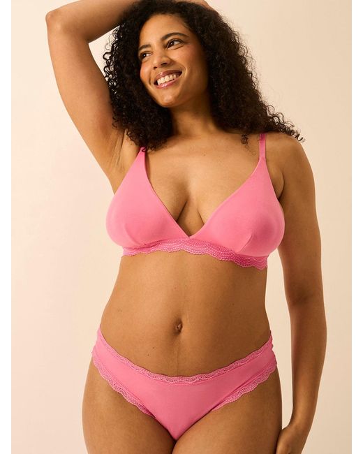 Stripe & Stare Pink Brazilian Knicker