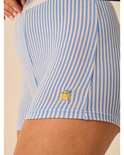 Stripe & Stare Blue Boxer