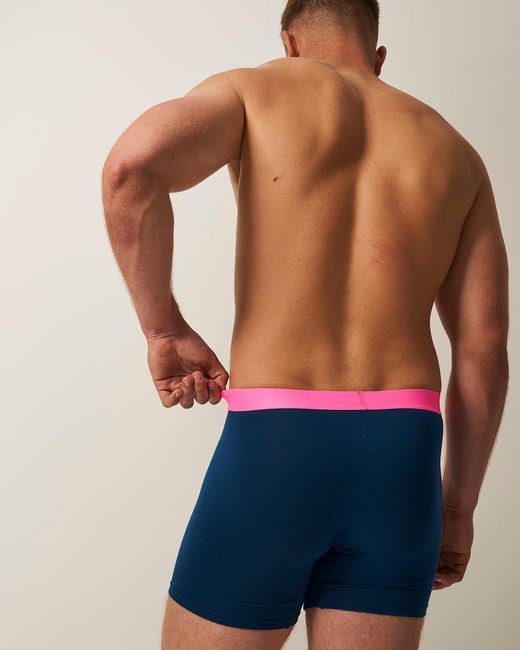 Stripe & Stare Blue Boxer