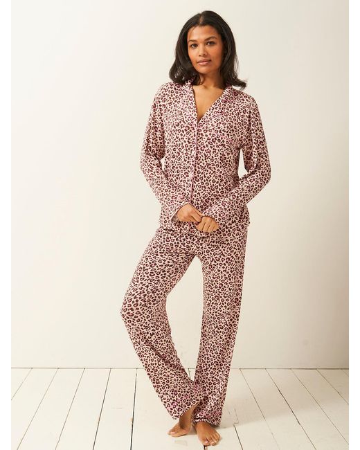 Stripe & Stare Pink Long Pyjama Set