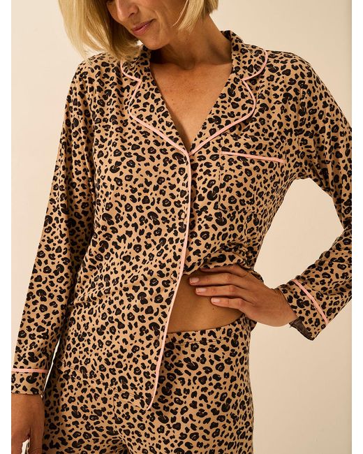 Stripe & Stare Natural Long Pyjama Set