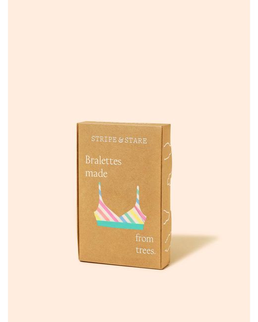 Stripe & Stare Multicolor Crossover Bra