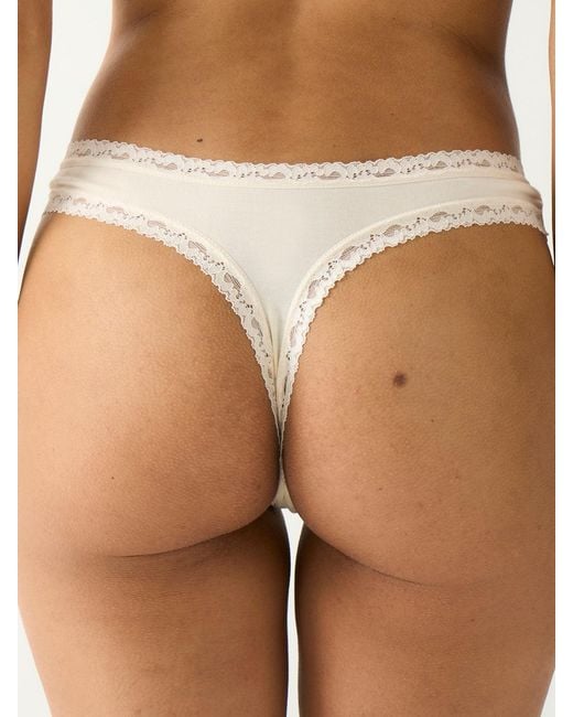 Stripe & Stare Purple Thong Four Pack