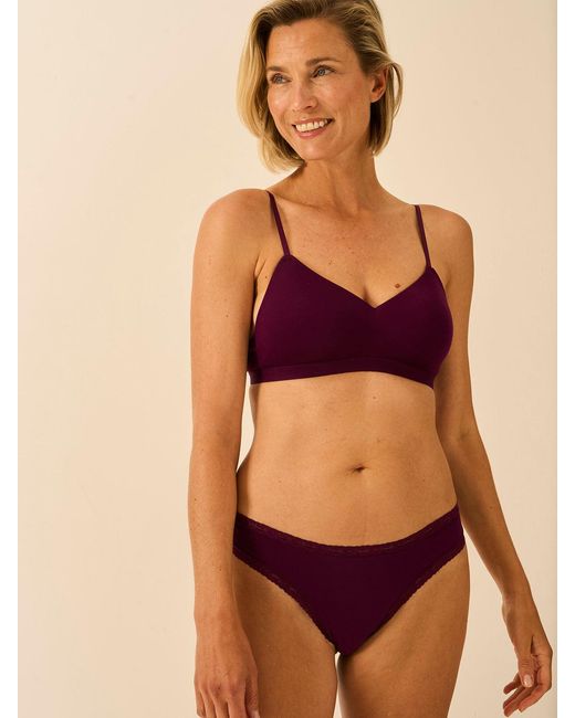 Stripe & Stare Brown Thong