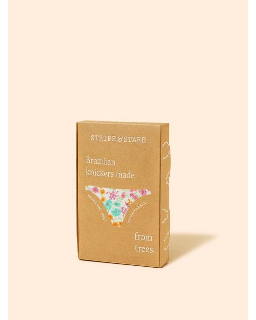 Stripe & Stare Orange Brazilian Knicker