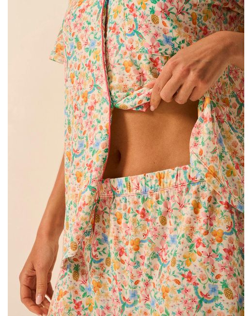 Stripe & Stare Natural Short Pyjama Set