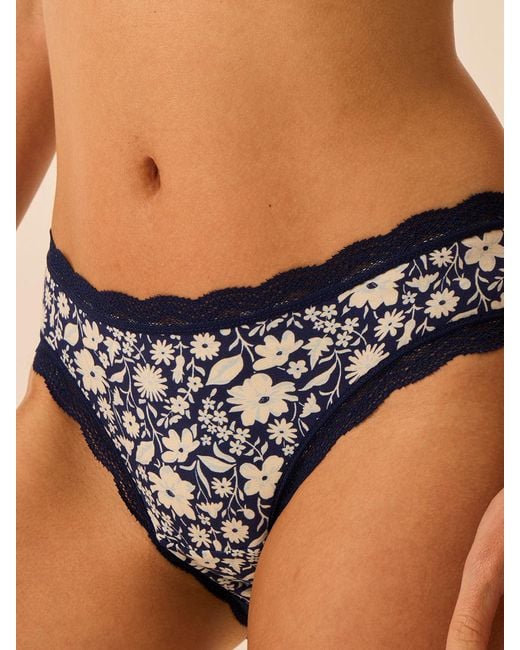 Stripe & Stare Blue The Original Knicker Four Pack