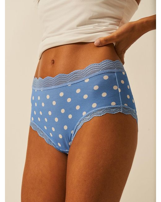 Stripe & Stare Pink High Rise Knicker Four Pack