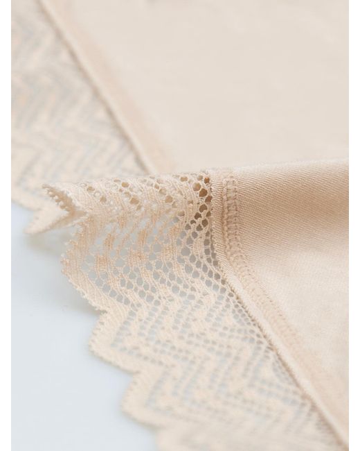 Stripe & Stare Brown Zigzag Lace Original Knicker