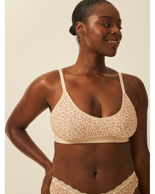 Stripe & Stare Natural Neutral Leopard Sand T-Shirt Bra