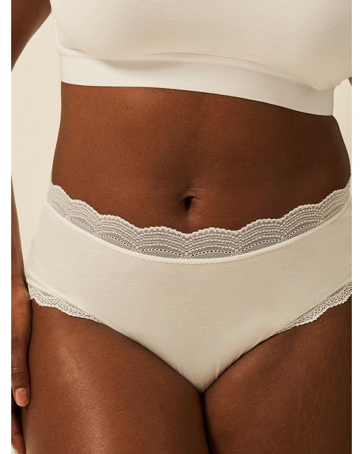 Stripe & Stare Black High Rise Knicker Four Pack