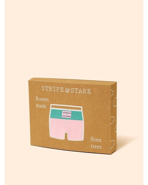 Stripe & Stare Green Boxer