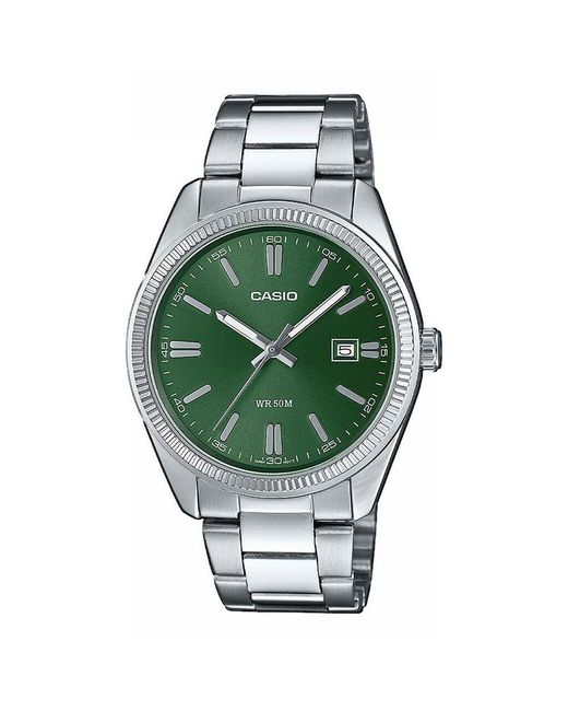 Orologio Al Quarzo Mtp-1302pd-3avef di Casio Collection in Green