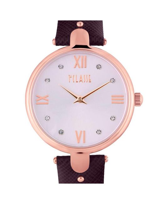 Orologio 1a Classe Santorini Quadrante Silver Cs.4222l/08 di Alviero Martini in Pink