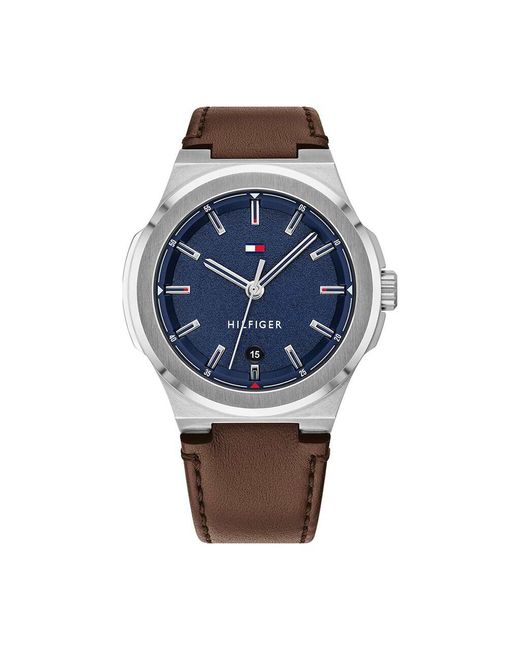 Orologio Princeton quadrante blu 1791645 di Tommy Hilfiger in Blue da Uomo