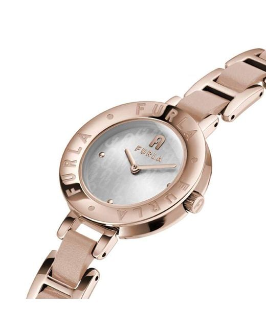 Orologio Al Quarzo Essential Ww00004013l3 di Furla in Metallic