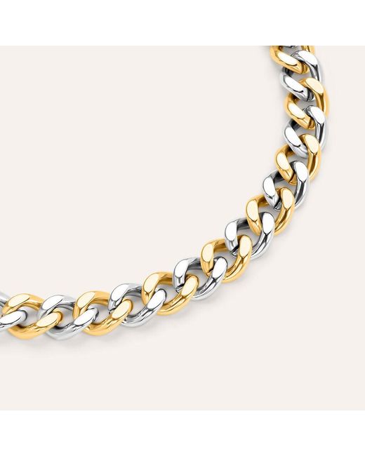 Bracciale Catena Man Code Acciaio Bicolore di Stroili in Metallic da Uomo